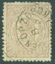 Nederländerna – M   13B Riksvapen, ½ C stpl