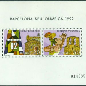 Andorra Sp – M BL   2 OS i Barcelona 1992, Block **