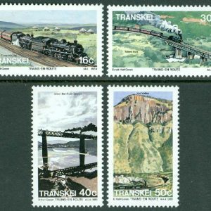 Transkei – M  230-233 Järnväg – Broar – Landskap, 4 kpl **