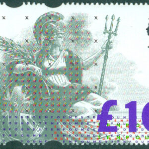 England – M 1445 Britannia – Blindskrift, 1 kpl **