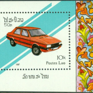 Laos – M BL 117 Bil – Skoda Estelle, Block **