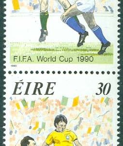 Irland – M  712-713 VM i Fotboll i Italien 1990, lodrätt par kpl **