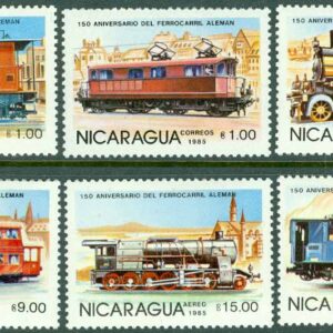 Nicaragua – M 2579-2584 Gamla Lok, 6 kpl **