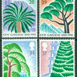 England – M 1270-1273 Kew Gardens 150 år, 4 kpl **