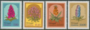 Madeira – M   73-76 Blommor från Madeira, 4 kpl **