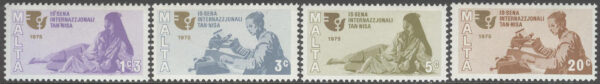 Malta - M  508-511 Internationella Kvinnoåret 1975, serie 4 kpl **