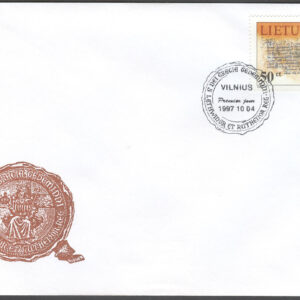 Litauen – FDC 1997-10-04 – Postens Historia I, märke kpl
