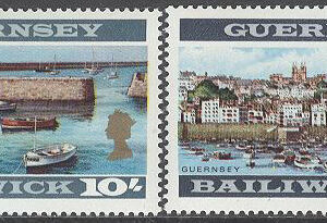 Guernsey – M   22-23 B Vyer från Guernsey bl.a. båtar, 2 kpl **