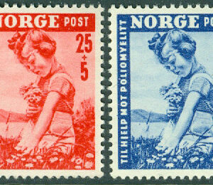 Norge – F  384-385 Antibarnförlamning, 2 kpl **