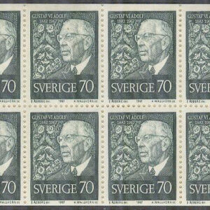 Sverige – F H 199 RT Gustaf VI Adolf 85 år, kpl **