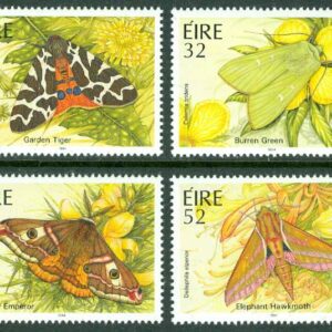 Irland – M  861-864 Fjärilar, 4 kpl **