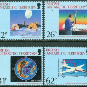 British Antarctic Ter. – M  177-180 Ozonforskning, 4 kpl **