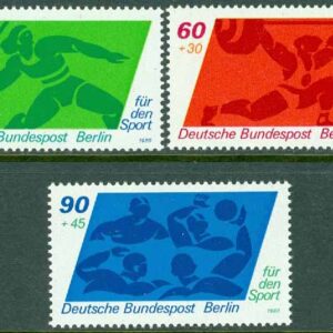 Berlin – M  621-623 Sportstöd. Spjut, tyngdlyftning och vattenpolo, 3 kpl **