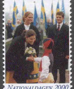 Sverige – Brevmärke – Nationaldagen 2000 **