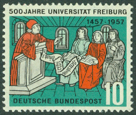 Tyskland – M  256 Universitetet i Freiburg 500 år, 1 kpl  **
