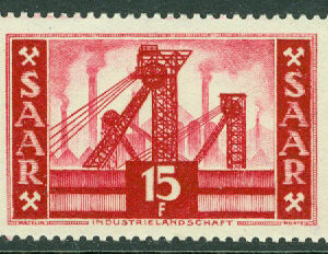 Saar – M  329 Bilkder från Saar, schaktanläggning, 15 Fr **