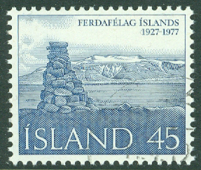 Island – F  564 Islands turistförening 50 år, 1 kpl