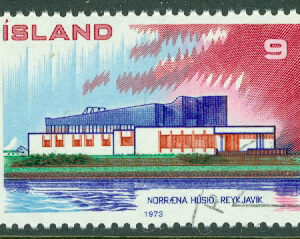 Island – F  515 Norden III. Nordens Hus, Reykjavik, 9 kr