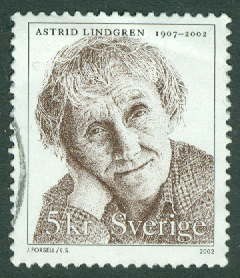 F 2295 Astrid Lindgren, 5 kr
