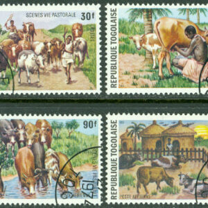 Togo – M 1070-1073 A Scener ur herdelivet, 4 kpl
