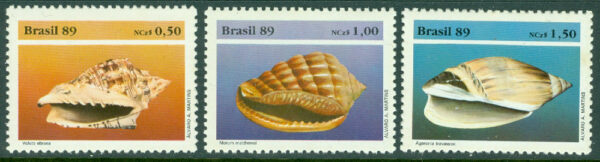 Brasilien - M 2318-2320 Snäckor - Naturskydd, 3 kpl **
