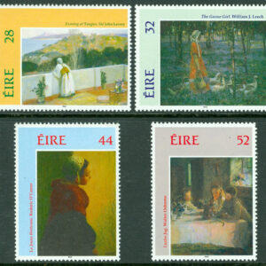 Irland – M  817-820 Målningar av irländska impressionister, 4 kpl **