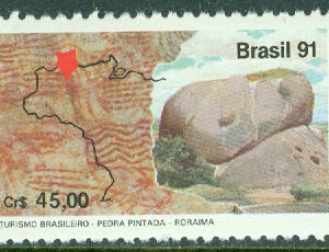 Brasilien – M 2422 Turism 1991, måleri, märke **