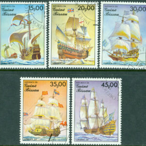 Guinea-Bissau – M  873-877 Segelfartyg, 5 ol.