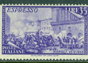 Italien – M  760 100-årsminnet av upproret 1848, 35 L *