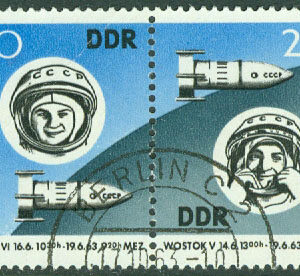DDR – M  970-971 Rymd – Gruppflygning Wostok 5 & Wostok 6, par kpl