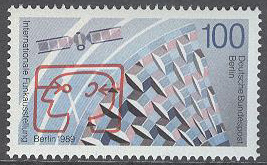 Berlin – M  847 Internationell Teleutställning IFA, märke kpl **