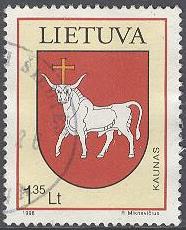 Litauen – M  675 Stadsvapen VII – Kaunas, märke