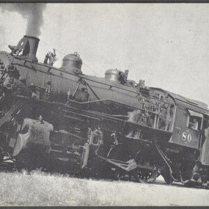 Järnväg – Pacific Locomotive No. 80 A 2-8-0