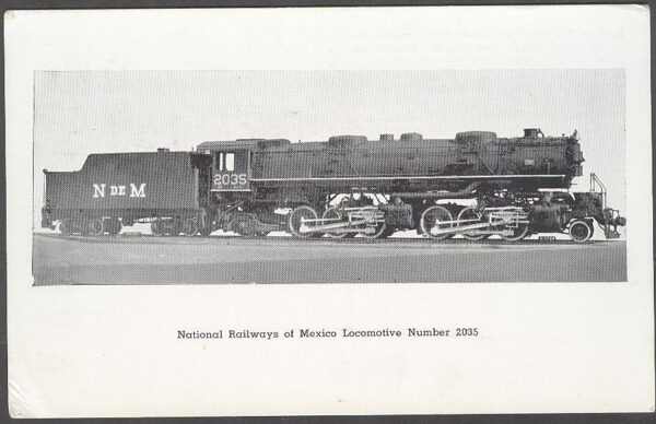 Järnväg - National Railways of Mexico Locomotive Number 2035