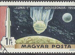 Ungern – M 2549 A Rymd – Vägen till Månen – Luna 1, märke
