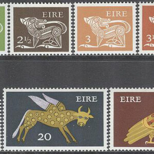 Irland – M  250, 254-257, 263-264 Z A Tidig irländsk konst – Djur, serie 7 olika **
