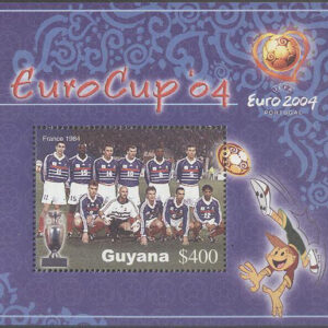 Guyana – M BL 773 EM i Fotboll 2004 i Portugal – Frankrikes lag 1984, Block **