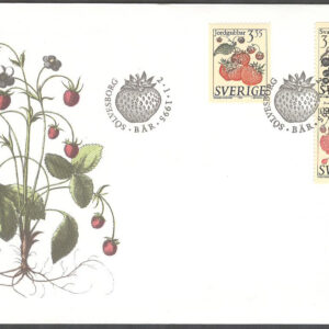 Sverige – FDC 1995-01-02 – Bär, serie 3 kpl Vinjett 1