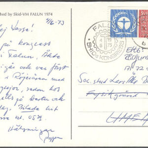 Falun 4/6-73 SHIO:s Kongressen