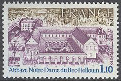 Frankrike – M 2079 Turism – Notre Dame in Bec-Hellouin – Byggnad, 1 kpl **