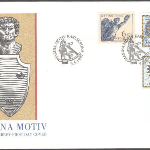 Sverige – FDC 1997-05-09 – Marina Motiv, serie 3 kpl Vinjett 1