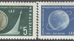 Bulgarien – M 1347-1348 Rymd – Rymdkongress – Raketer, serie 2 kpl **