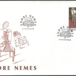 Sverige – FDC 1996-10-05 – Endre Nemes, 1 kpl Vinjett 1