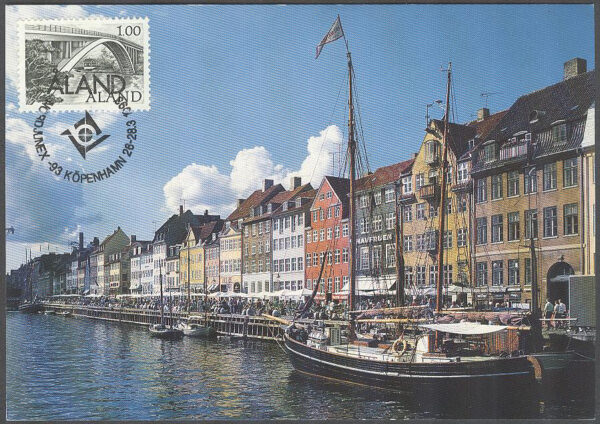Åland - Utställningskort 1993 - Färjsundsbron, 1 kpl
