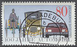 Tyskland – M 1268 Bilen 100 år – Bilens utveckling, 1 kpl