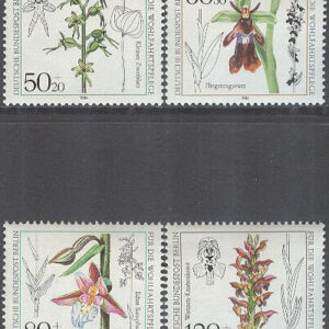Berlin – M  724-727 Blommor – Orkidéer – Välfärd, 4 kpl **