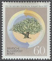 Berlin – M  786 Internationell Botanisk kongress – Träd, 1 kpl **