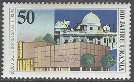 Berlin – M  804 Urania Berlin 100 år – Byggnad, 1 kpl **