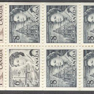 Kanada – M  398, 447, 494 Drottning Elisabeth II, 18 frimärken i Häfte