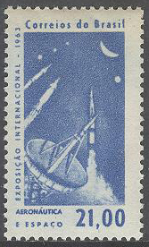 Brasilien – M 1031 Rymd – Internat Rymdutställning – Raket & Radar, 1 kpl **